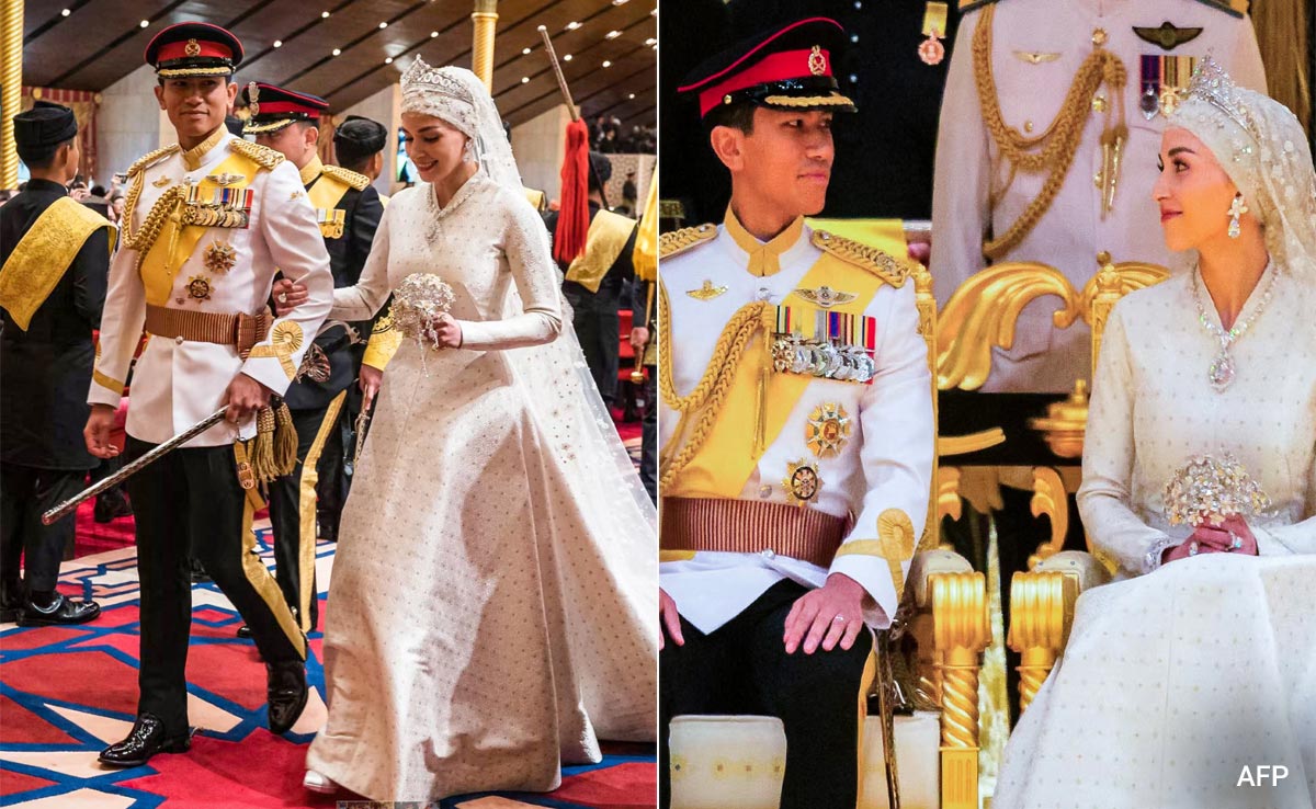 Brunei's Prince Abdul Mateen And His Bride Yang Mulia Anisha Rosnah's Wedding Style Is Royalty Indeed