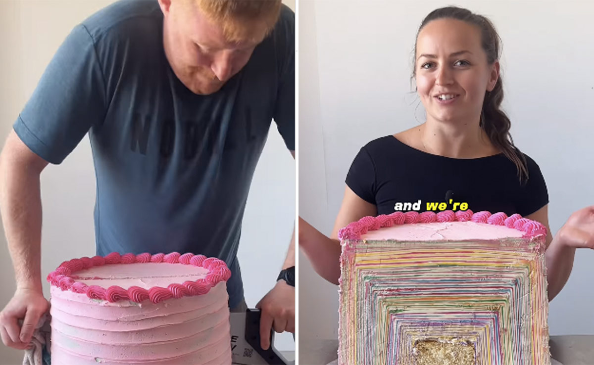 Watch: Viral Video Showing Cutting Of 100-Layer Cake Wows Internet