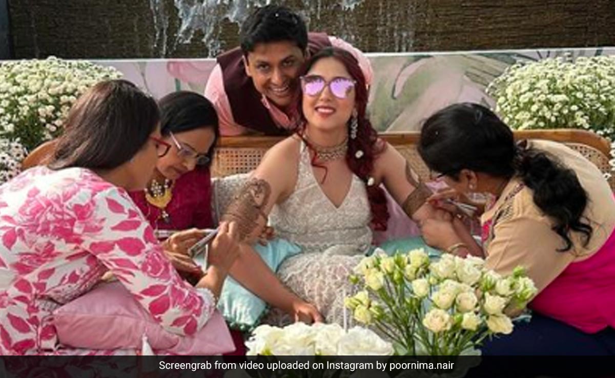 First Pics: Ira Khan And Nupur Shikhare At Udaipur <i>Mehendi</i> Ceremony