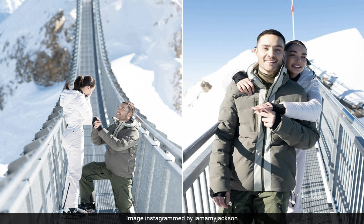 <i>Hello Upper East Siders</i>, Gstaad Is The Perfect Proposal Spot Where Amy Jackson Said Yes To Her <i>Chuck Bass</i>, Ed Westwick
