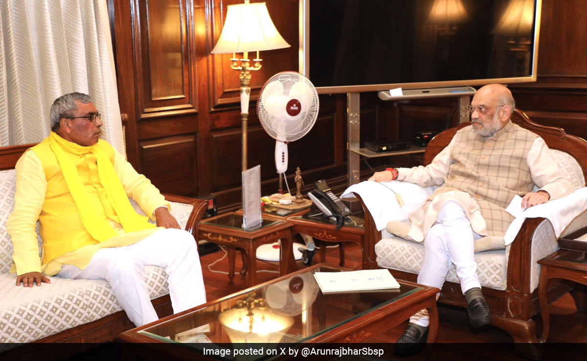 ओमप्रकाश राजभर ने BJP से मांगी यूपी की पांच और बिहार की चार लोकसभा सीट