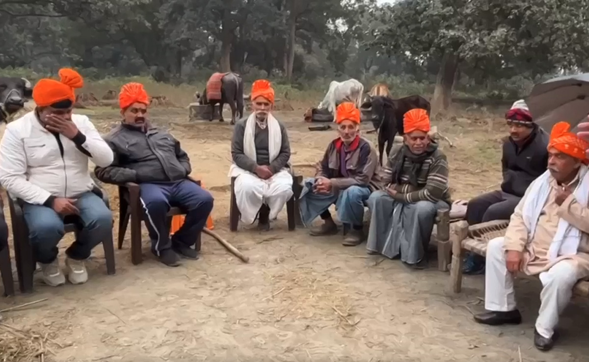 अयोध्या : सूर्यवंशी ठाकुरों ने अब 500 साल बाद पहनी पगड़ी, राम मंदिर के लिए खाई थी कसम