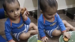 Anand Mahindra Shares Video Of Toddler Mistaking Food For Phone, Conveys Message