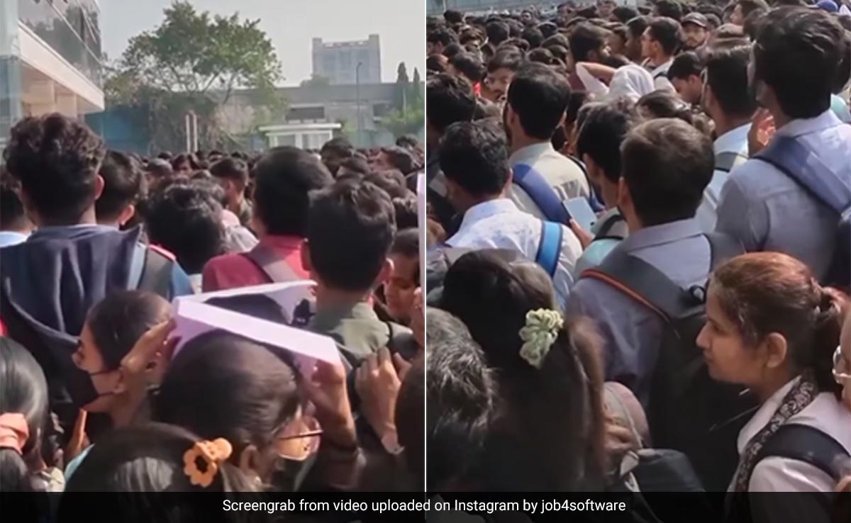 100 पदों के लिए निकली वैकेंसी, इंटरव्यू देने पहुंचे इतने कैंडिडेट, लोग बोले- इतने तो अयोध्या में भी नहीं... 100 पदों के लिए निकली वैकेंसी, इंटरव्यू देने पहुंचे इतने कैंडिडेट, लोग बोले- इतने तो अयोध्या में भी नहीं...