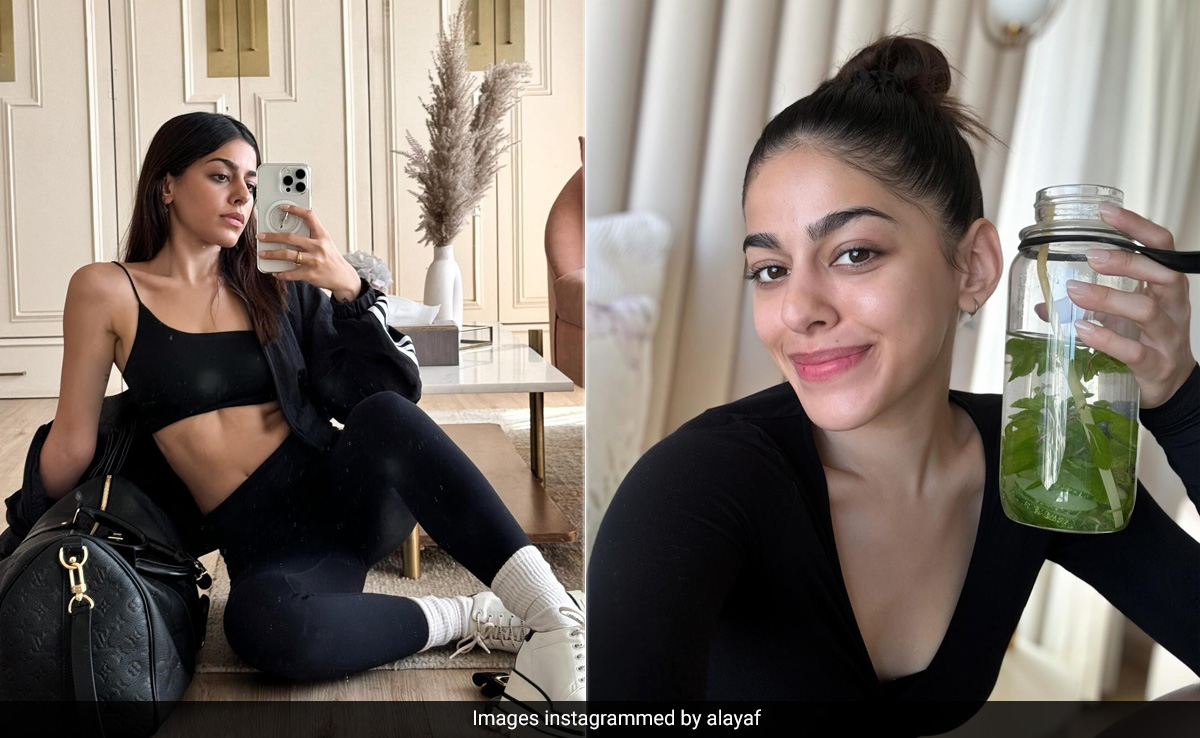 Alaya Furniturewala Is Striving Hard To Follow Her "75 Hard" Fitness Checklist; Heres What It Says