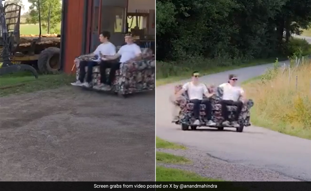 Video Of Men Transforming Sofa Into Vehicle Impresses Anand Mahindra