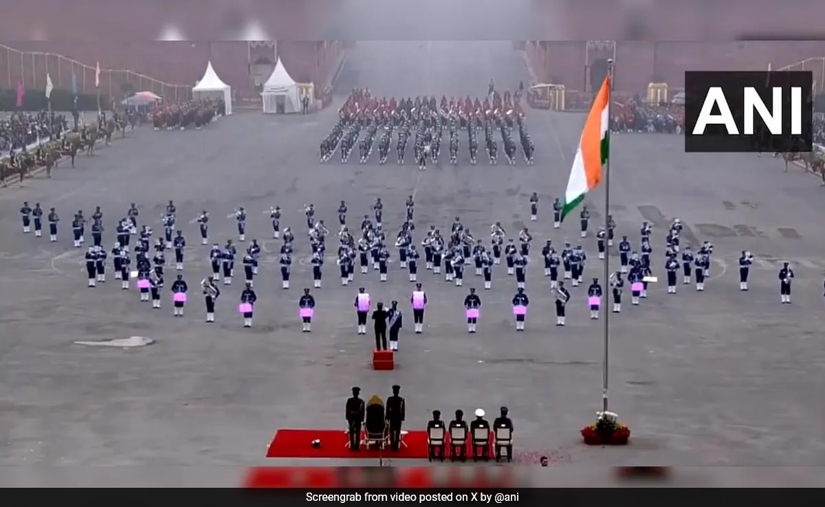 Beating Retreat Ceremony Held In Delhi, Marks End To Republic Day Celebrations - Vimarsana News
