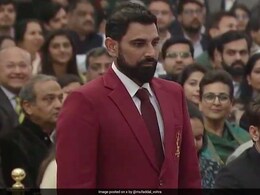 Watch: The Proud Moment Mohammed Shami Was Honoured With Arjuna Award By President Droupadi Murmu