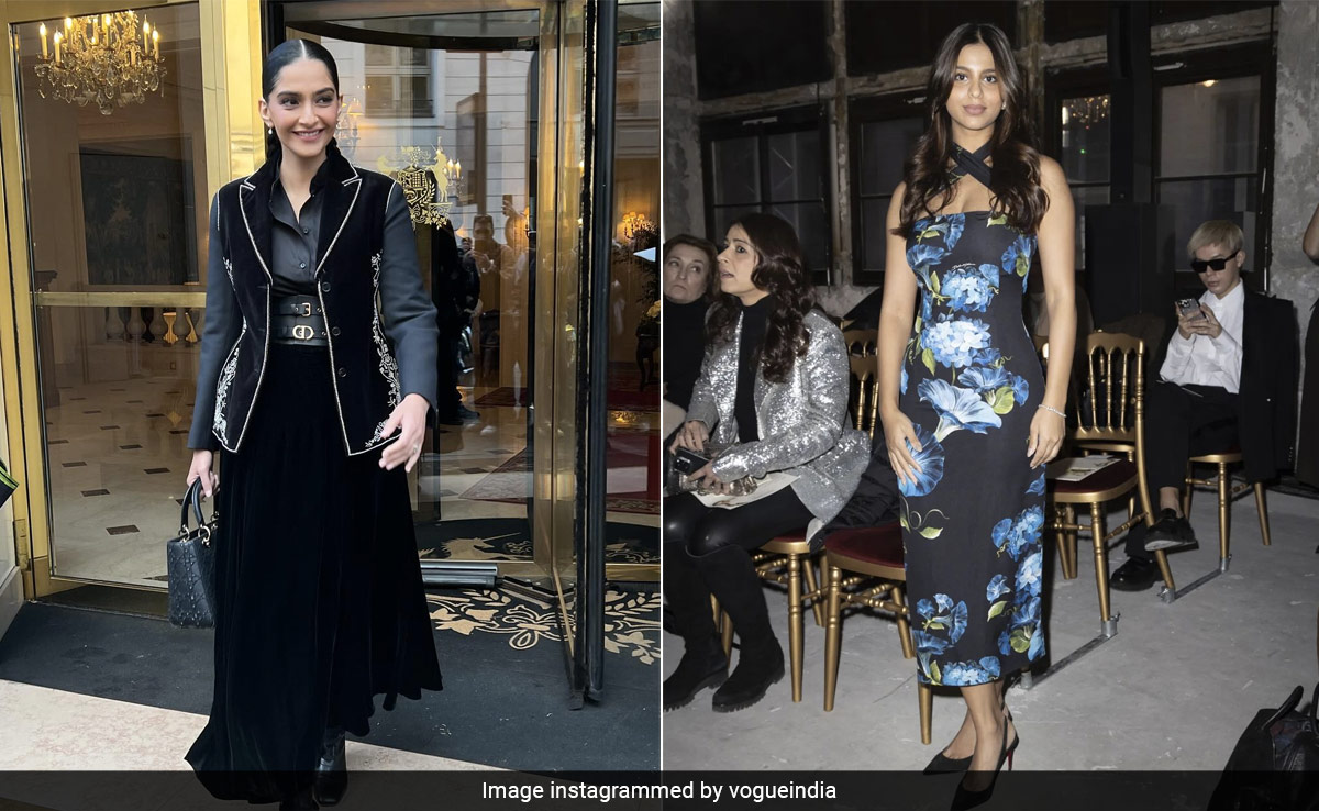 Suhana Khan Leads The Indian Celeb Roll Call At Paris Fashion Week 2024