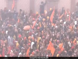 Thousands Of Devotees At Ayodhya Ram Temple, Day After PM's Rituals Thousands Of Devotees At Ayodhya Ram Temple, Day After PM's Rituals