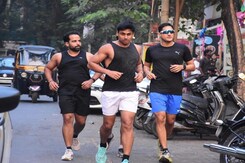Groom-To-Be Nupur Shikhare Jogs To His Wedding Venue Groom-To-Be Nupur Shikhare Jogs To His Wedding Venue