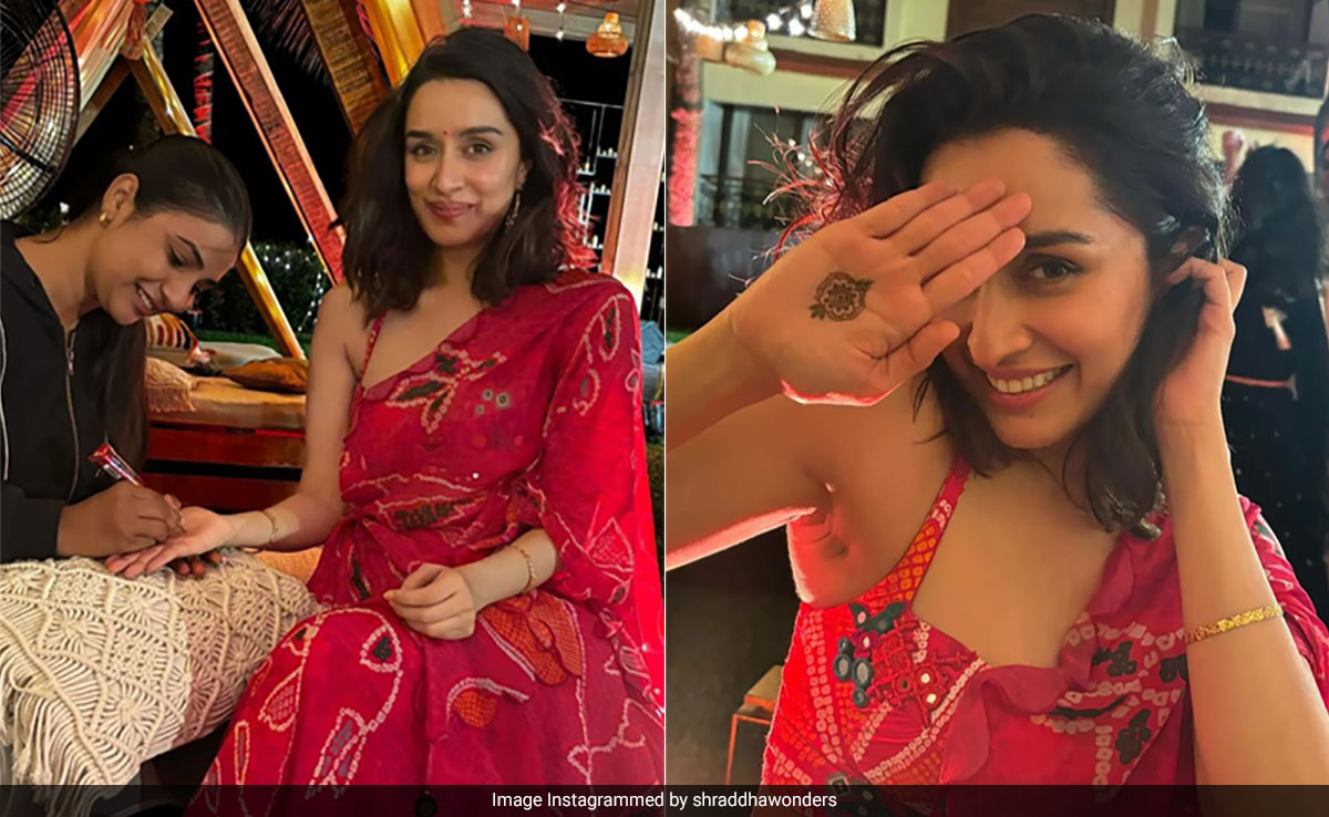 Shraddha Kapoor Delivers The Chicest Bridesmaid Goals In A Pink Floral <i>Lehenga</i>