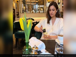 When Raghav Chadha "Sneakily" Clicked A Pic Of Wife Parineeti Chopra When Raghav Chadha "Sneakily" Clicked A Pic Of Wife Parineeti Chopra