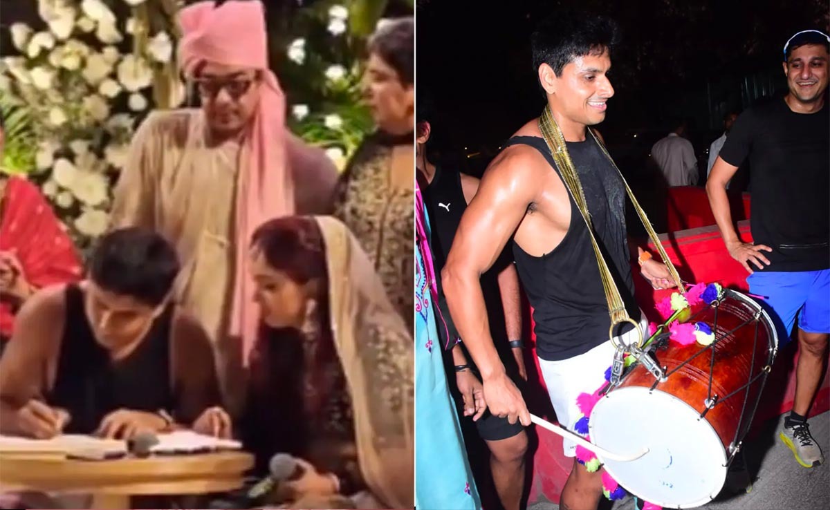 आमिर खान की बेटी इरा खान के साथ शादी करने शॉट्स में पहुंचे नूपुर शिखरे, तस्वीरें वीडियो देख सोशल मीडिया पर मचा हंगामा आमिर खान की बेटी इरा खान के साथ शादी करने शॉट्स में पहुंचे नूपुर शिखरे, तस्वीरें वीडियो देख सोशल मीडिया पर मचा हंगामा
