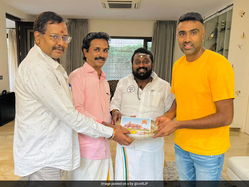 Ravichandran Ashwin Receives Invitation To Attend 'Pran Pratishtha' Ceremony Of Ram Temple