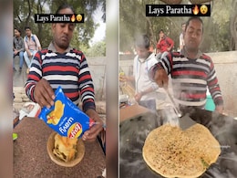 "Gen Z Paratha" - Street Vendor Stuffing <i>Paratha</i> With Chips Raises Eyebrows Online "Gen Z Paratha" - Street Vendor Stuffing <i>Paratha</i> With Chips Raises Eyebrows Online