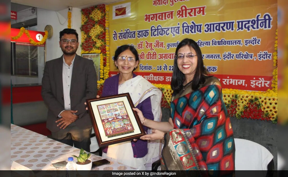 Indore Man's Collection Of Ramayana-Themed Stamps On Display Till January 22 - Vimarsana News