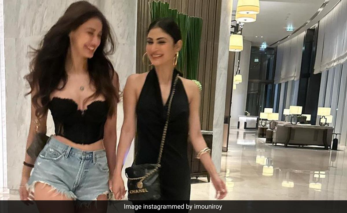 Disha Patani And Mouni Roy's Bangkok Style Is A Solid Ten In Chic Black Outfits