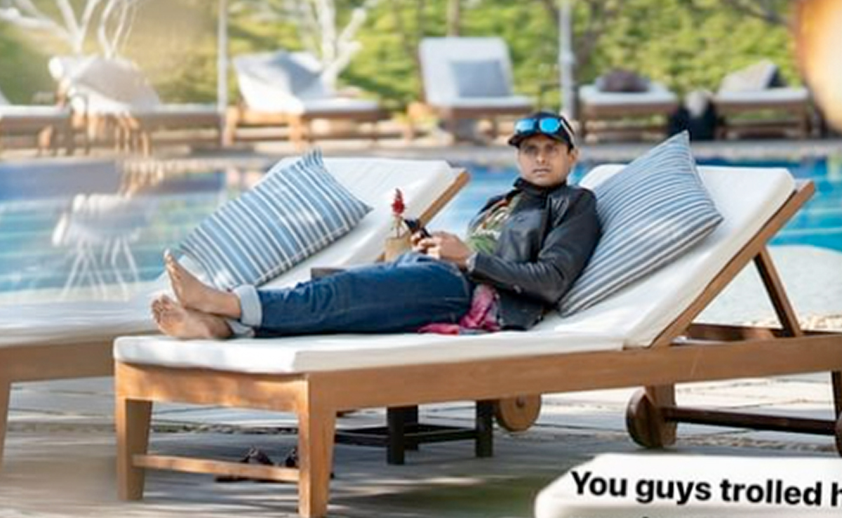 Nupur Shikhare's Poolside Look Is The Result Of Being "Trolled" For His Tank Top And Shorts Wedding Outfit