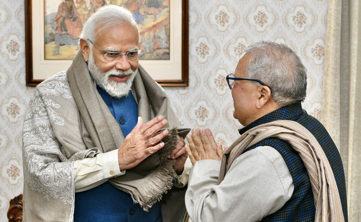 राजस्थान के राज्यपाल ने जयपुर में पीएम मोदी से की मुलाकात, विकास से संबंधित कई मुद्दों पर हुई चर्चा