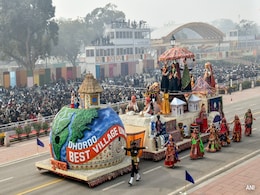 Gujarat's Republic Day Tableau On Dhordo Tourism Village Wins First Place In People's Choice Category Gujarat's Republic Day Tableau On Dhordo Tourism Village Wins First Place In People's Choice Category