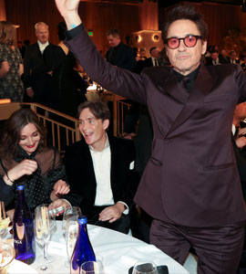 Golden Globes: How Cillian, RDJ Celebrated At The Oppenheimer Table