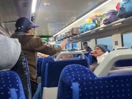 Video: 2 Passengers Fight On Vande Bharat Train Over Luggage Space Video: 2 Passengers Fight On Vande Bharat Train Over Luggage Space
