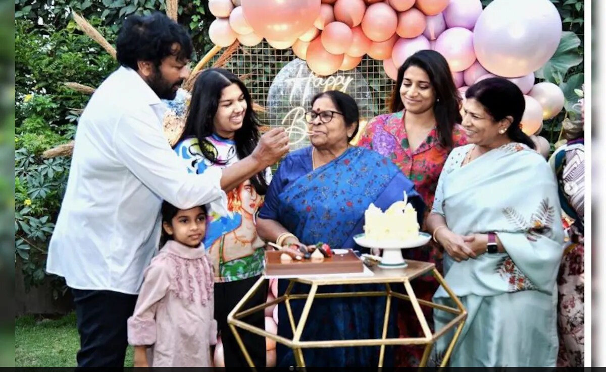 Chiranjeevi Shares Pics From His Mother's Birthday Celebrations. MIA - Ram Charan And Upasana