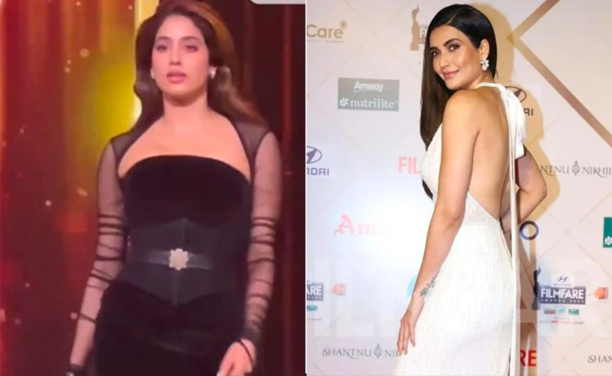 69th Filmfare Award: जाह्नवी कपूर ब्लैक गाउन में दिखीं गजब, आप भी कहेंगे पहले नहीं देखा ऐसा लुक