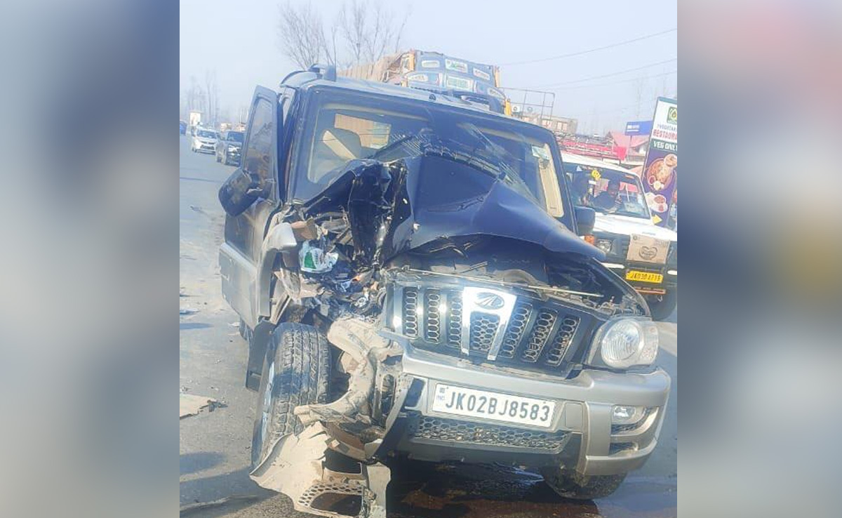 Narrow Escape For Mehbooba Mufti, Car Involved In Huge Crash