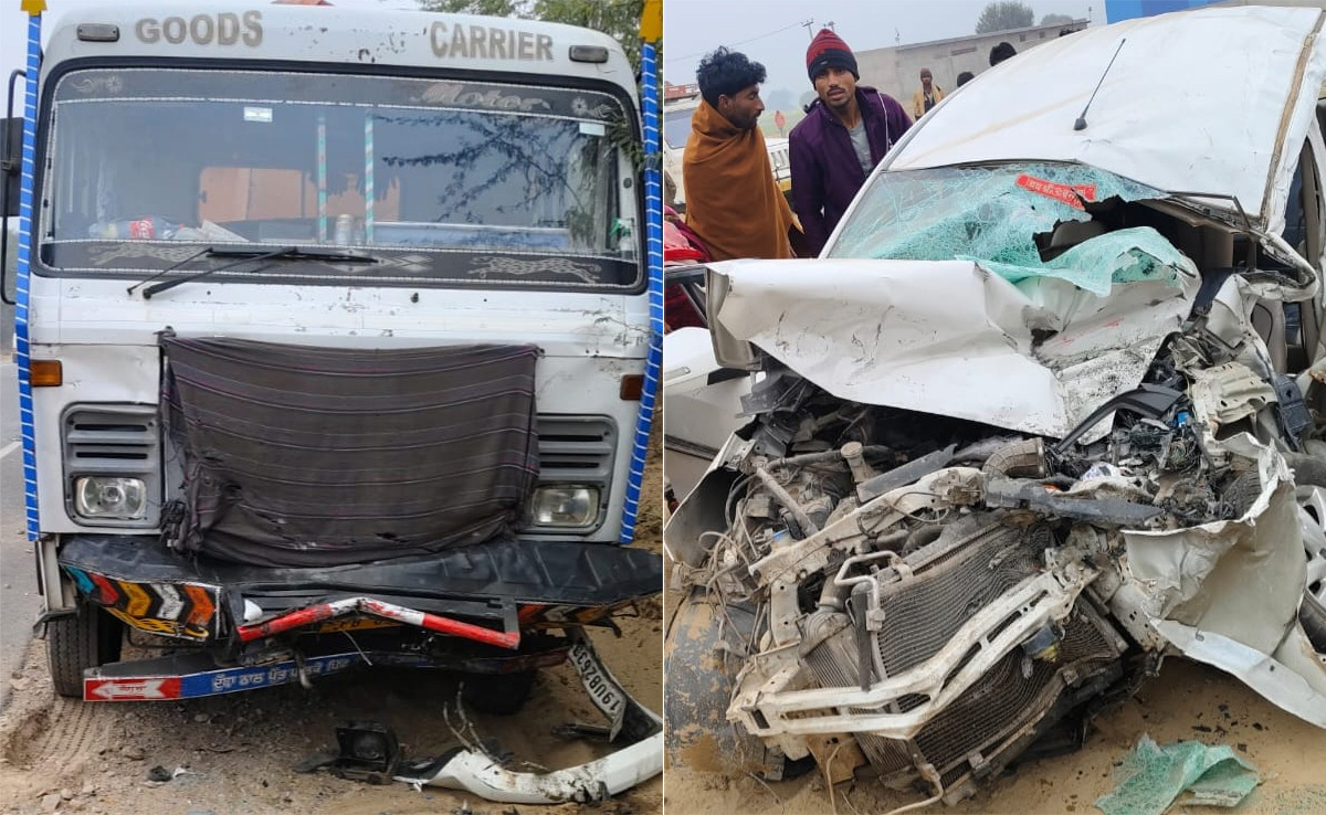 हनुमानगढ़ में दर्दनाक हादसा, शोकसभा में शामिल होने जा रहे 3 लोगों की मौत, 5 घायल हनुमानगढ़ में दर्दनाक हादसा, शोकसभा में शामिल होने जा रहे 3 लोगों की मौत, 5 घायल