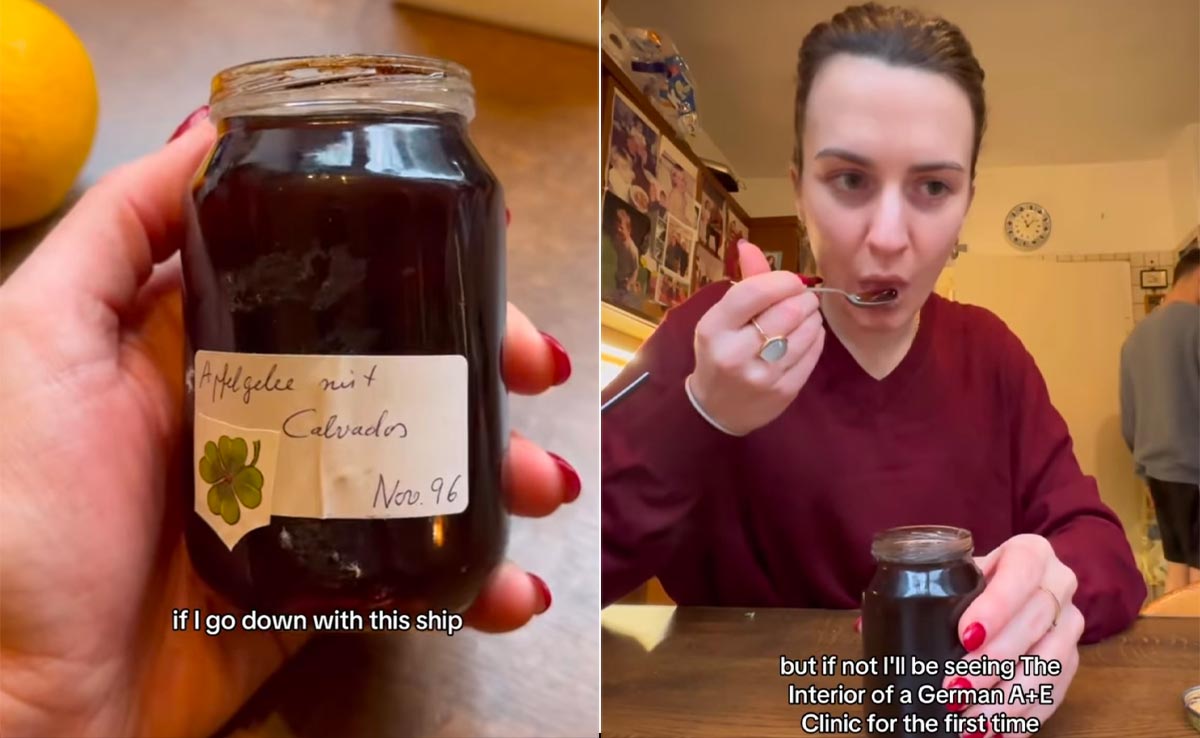 Watch: Woman Tries Jam Made In 1996 By Her Grandmother; Her Reaction Is Viral - Vimarsana News
