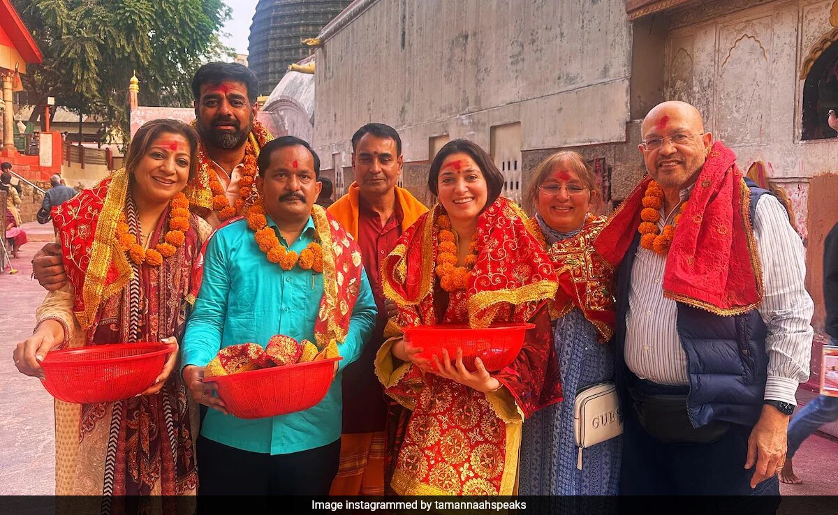Inside Tamannaah's Kamakhya Temple Visit With Her "Loved Ones"