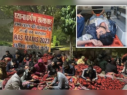 RAS Mains Exam: बिगड़ने लगी भूख हड़ताल पर बैठे छात्रों की तबीयत, दो अभ्यर्थी हॉस्पिटल में एडमिट, बढ़ा बवाल