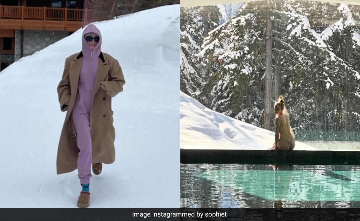 Sophie Turner's Travel Style Goes From Snug Ski Gear To Swimsuits In One Big Plunge