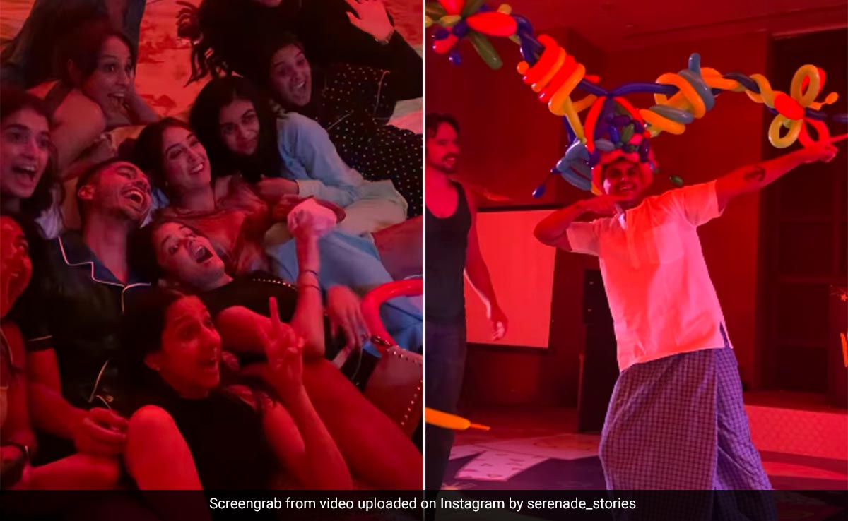 Ira Khan-Nupur Shikhare's Pyjama Party Round Up With Dance, Selfies And Fam-Jam