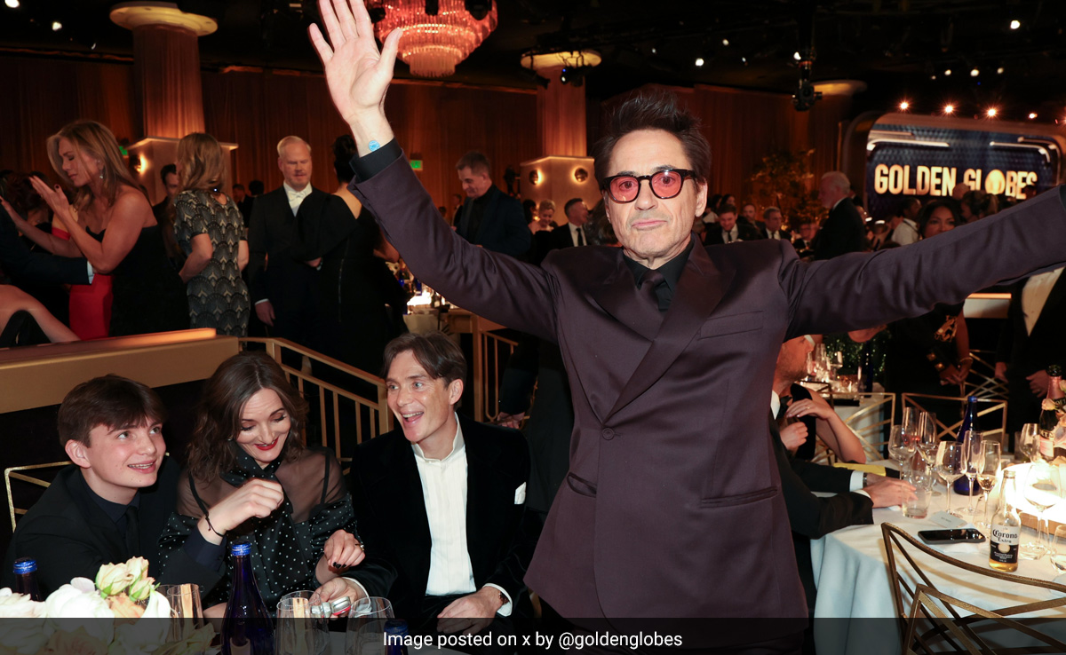 Golden Globes 2024: How Cillian Murphy, Robert Downey Jr Celebrated At The <i>Oppenheimer</i> Table