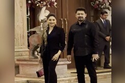 Madhuri Dixit Attended Natasha Poonawalla's Party Last Night With Her Husband  Shriram Nene Madhuri Dixit Attended Natasha Poonawalla's Party Last Night With Her Husband  Shriram Nene