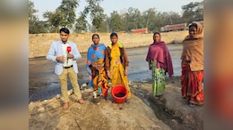 नाले के पानी से बुझाई जा रही प्यास, बूंद-बूंद के लिए तरस रहे सिंगरौली के लोग... कोई सुनवाई नहीं