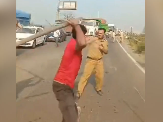 Cop Attacked, Chased Away By Protesting Truck Drivers In Maharashtra