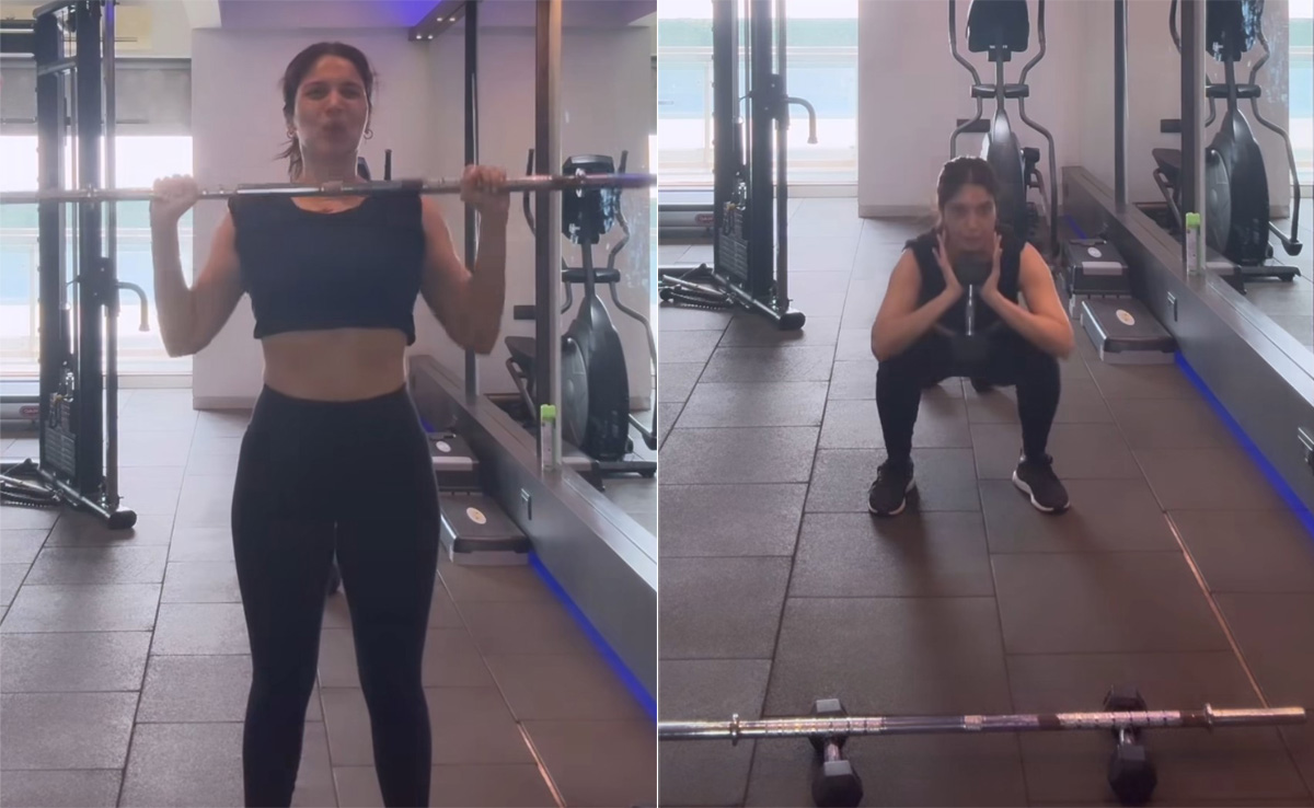 Bhumi Pednekar's 2024 Workout Session Includes Squats, Weightlifting And More