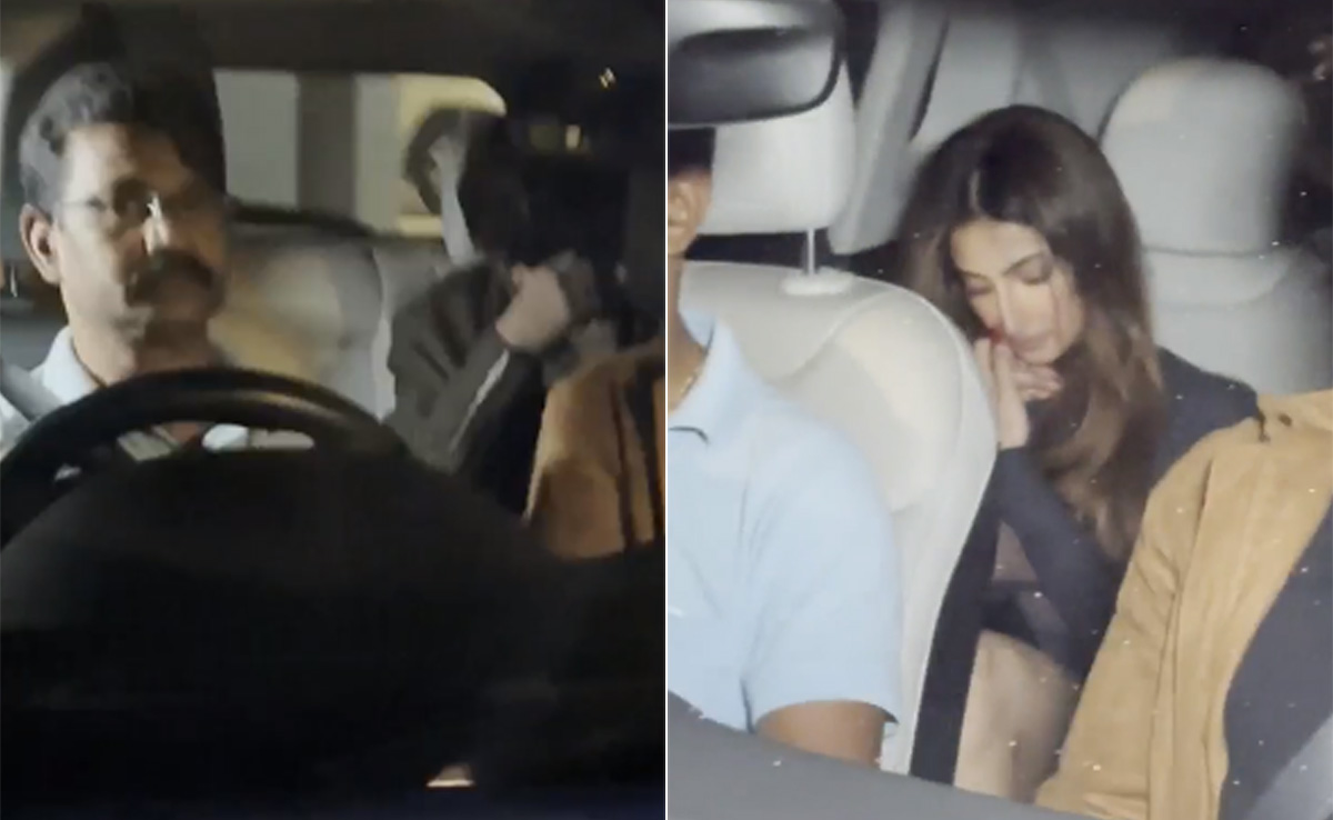 Ibrahim Ali Khan And Palak Tiwari Spotted Together Inside A Car On New Year's Eve