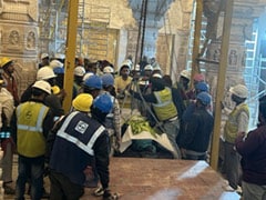 प्राण प्रतिष्ठा से पहले राम मंदिर परिसर में पहुंचे रामलला, गर्भगृह में लाई गई मूर्ति