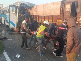 Pali Accident: पाली में भीषण सड़क हादसा, बच्चों से भरी स्कूल बस ट्रेलर से टकराई, दो की मौत 12 घायल Pali Accident: पाली में भीषण सड़क हादसा, बच्चों से भरी स्कूल बस ट्रेलर से टकराई, दो की मौत 12 घायल