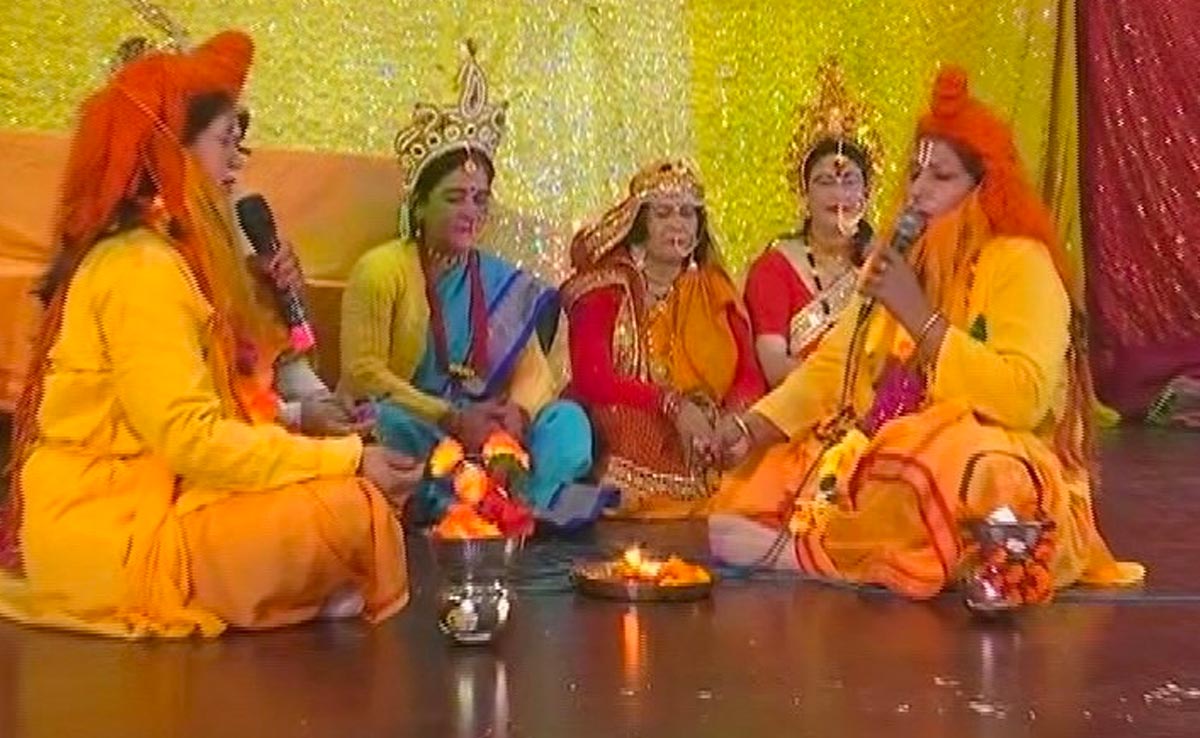 All-Women Team Perform Ram Leela In Ayodhya Ahead Of Temple Inauguration