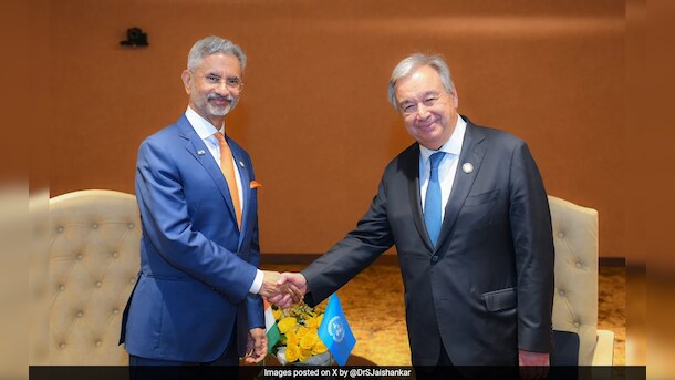 S Jaishankar Meets UN Chief, Discusses Middle East, Ukraine Crisis