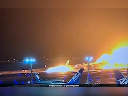 Japan Plane In Flames After Collision At Airport, 5 Dead: Reports Japan Plane In Flames After Collision At Airport, 5 Dead: Reports