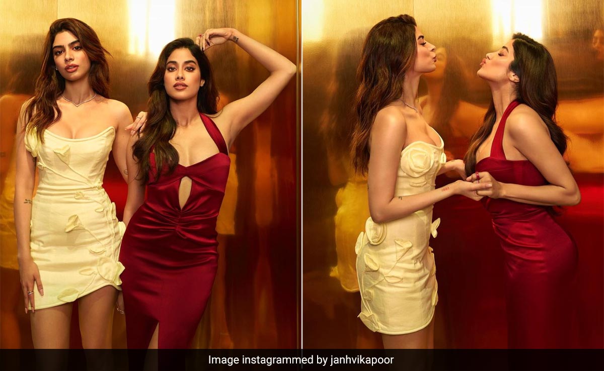 Janhvi Kapoor And Khushi Kapoor In Bar-Breaking Chic Style For <i>Koffee With Karan 8</i>