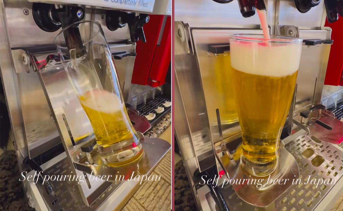 Japanese Self-Pouring Beer Machine Goes Viral, Fails To Win Over Beer Lovers