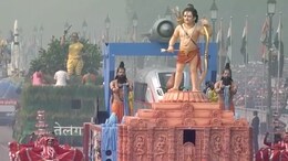 75th Republic Day 2024 : राष्ट्रपति द्रौपदी मुर्मू ने फहराया तिरंगा, यूपी की झांकी में राम मंदिर की झलक